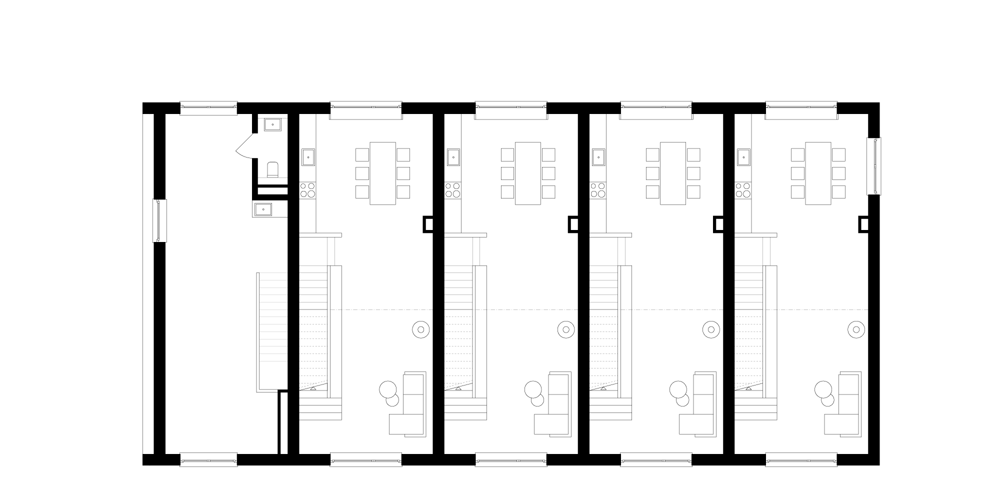 floorplan of sustainable architectural project 